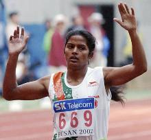 Indian gold medalist Rani fails drug test